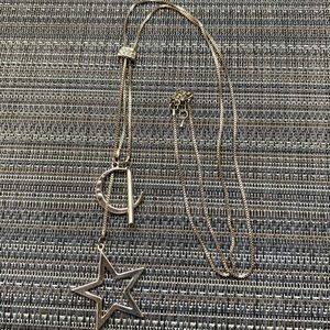 Moon Star Sweater Necklace